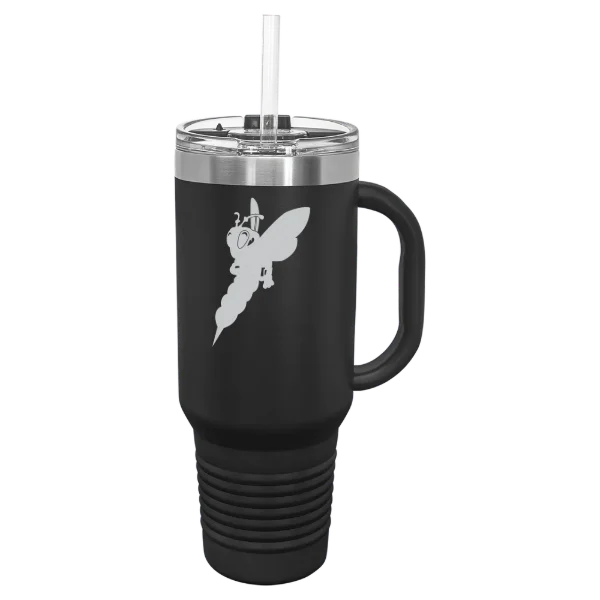University of Wisconsin-Superior Polar Camel 40 oz. Travel Mug with Snap Lid & Straw