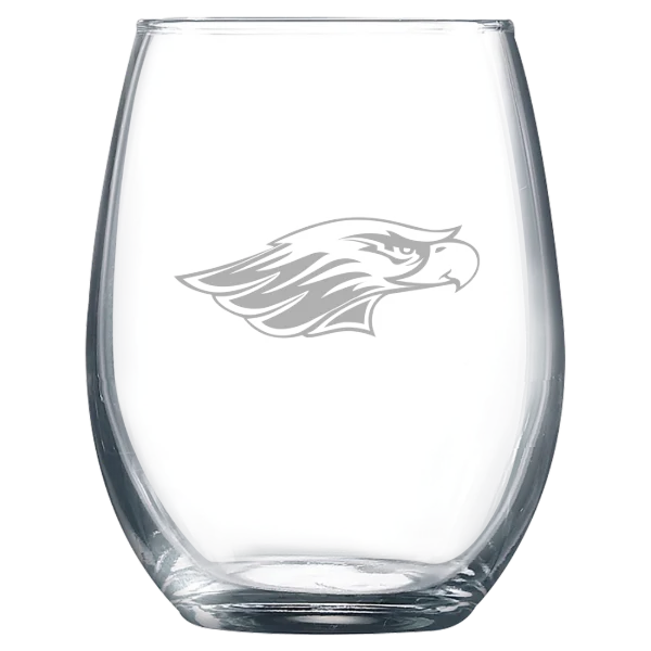 University of Wisconsin-Whitewater Polar Camel 9 oz. Stemless Wine Glass
