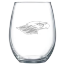 University of Wisconsin-Whitewater Polar Camel 15 oz. Stemless Wine Glass