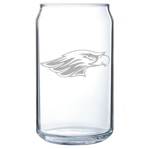 University of Wisconsin-Whitewater Polar Camel 16 oz. Can Glass