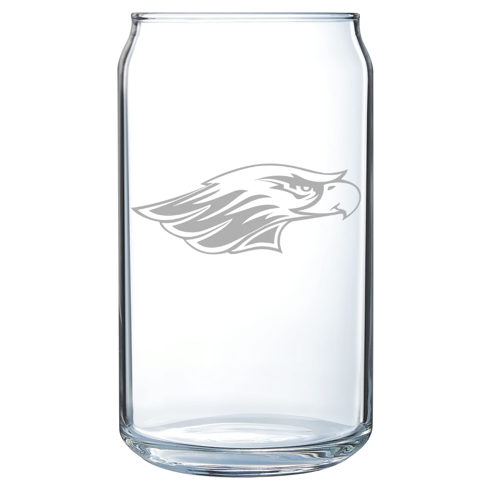 University of Wisconsin-Whitewater Polar Camel 16 oz. Can Glass