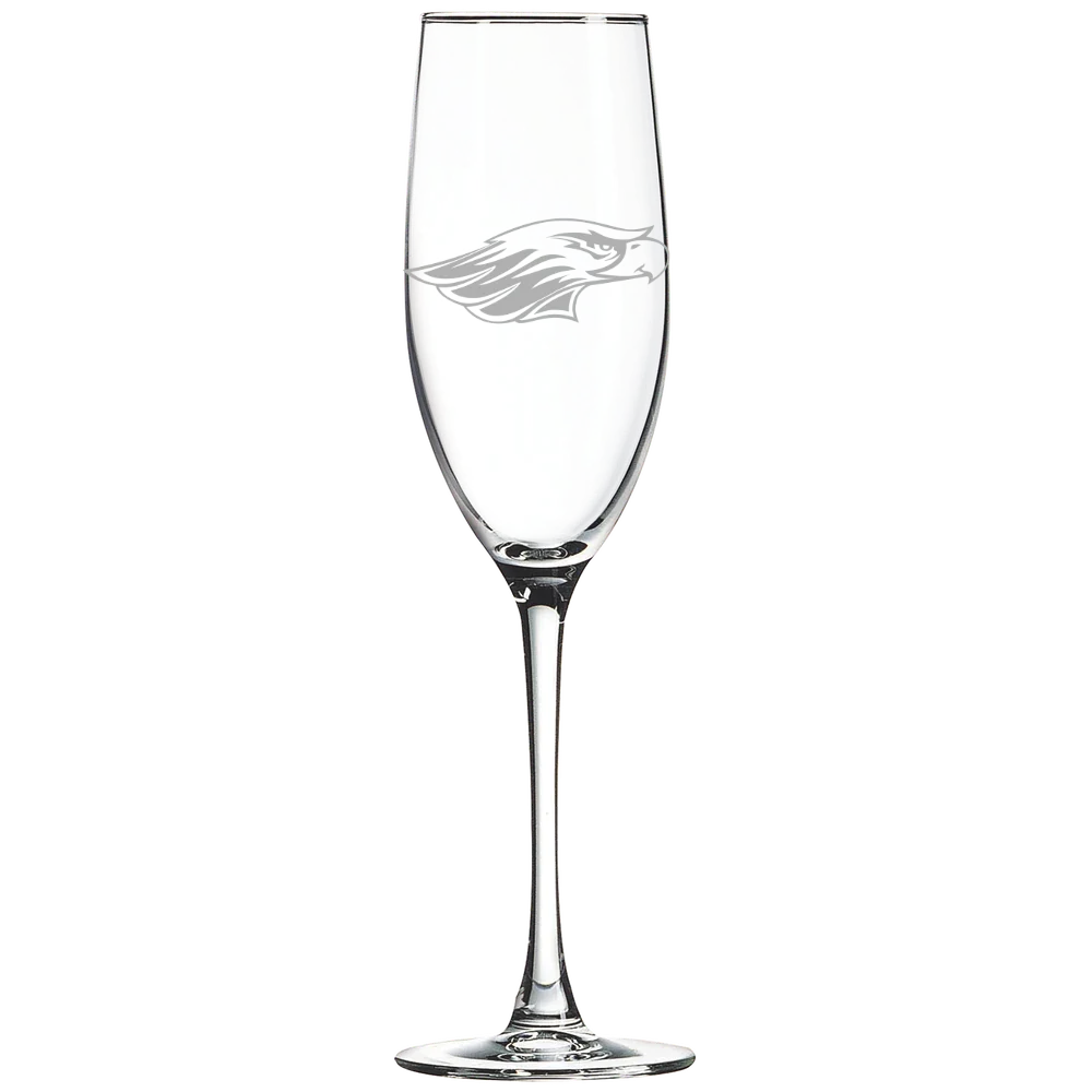 University of Wisconsin-Whitewater Polar Camel 8 oz. Champagne Flute
