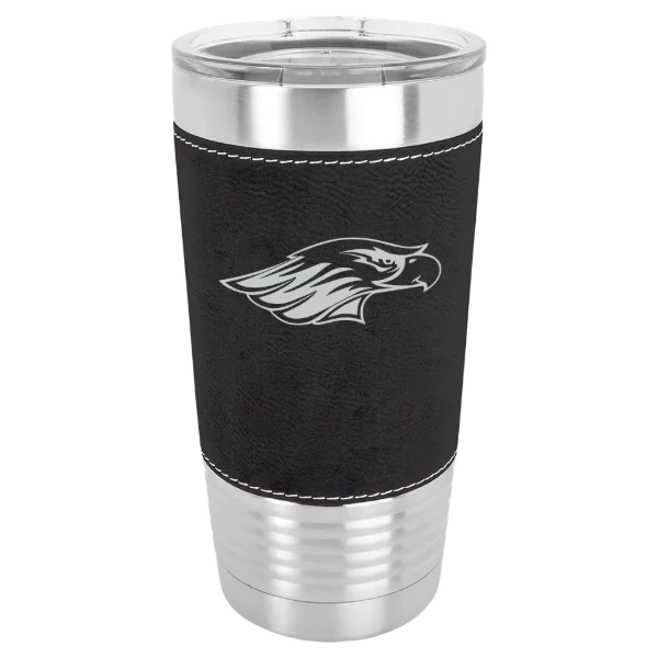 University of Wisconsin-Whitewater Polar Camel 20 oz. Leatherette Grip Tumbler with Standard Lid
