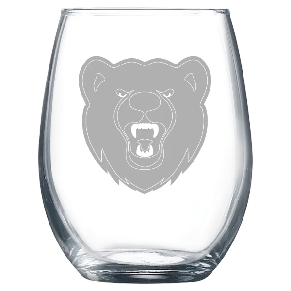 Ursinus College Polar Camel 9 oz. Stemless Wine Glass
