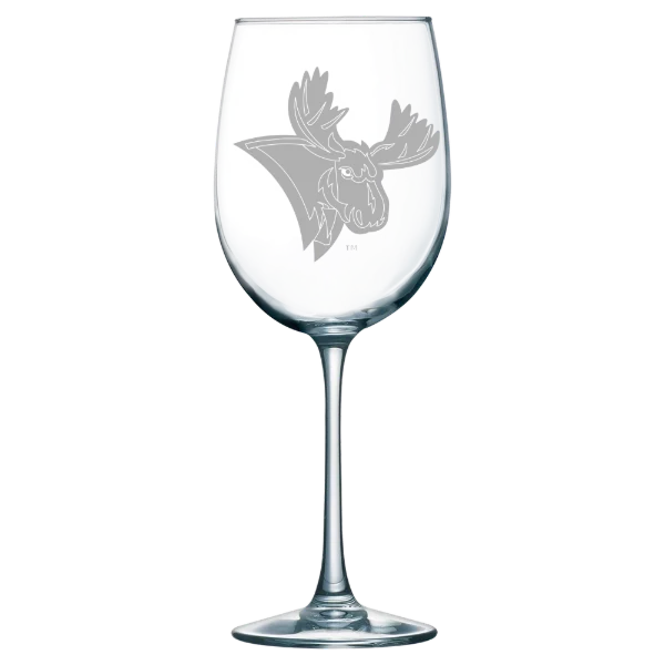 Utica University Polar Camel 19 oz. Wine Glass