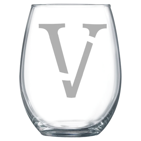 Vassar College Polar Camel 15 oz. Stemless Wine Glass