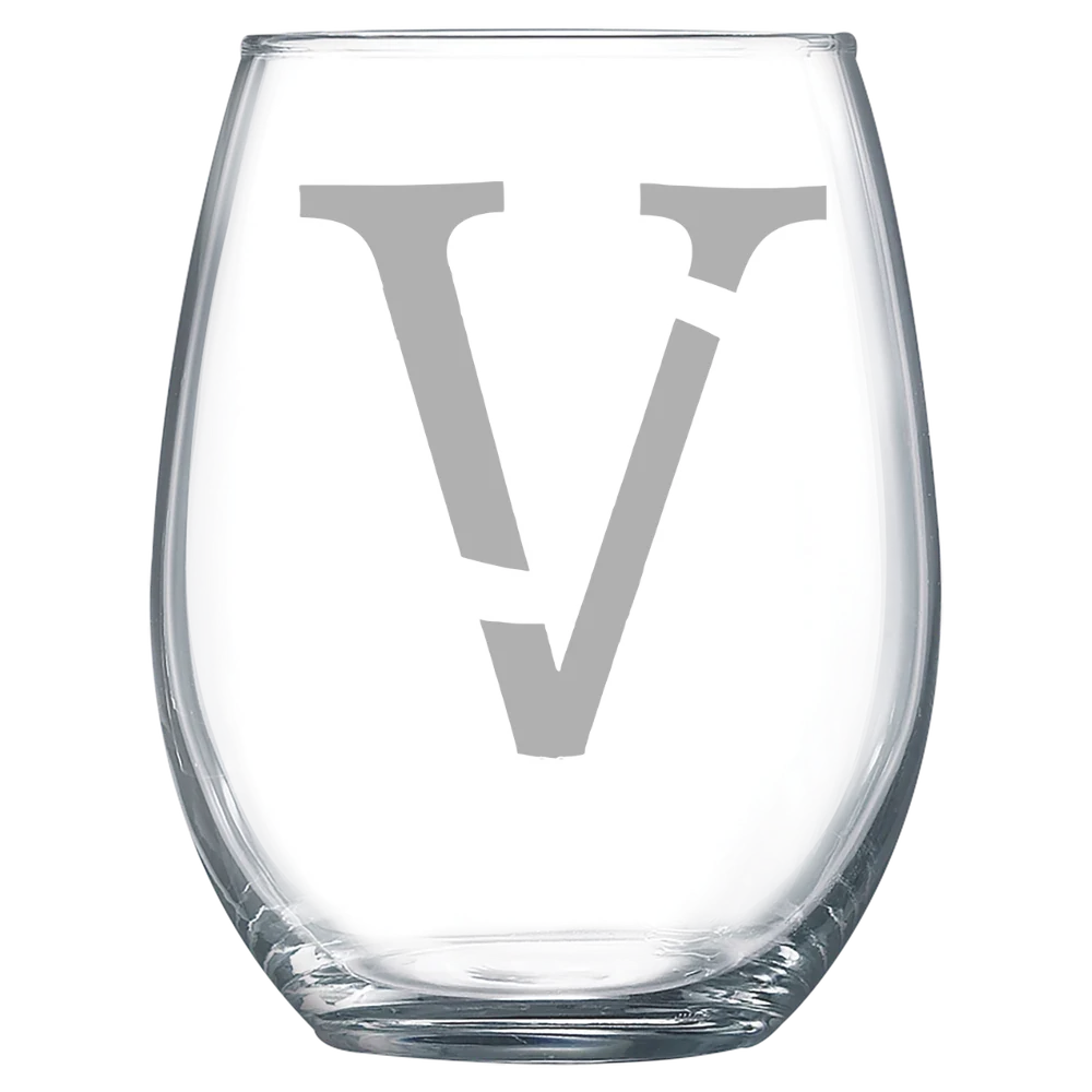 Vassar College Polar Camel 15 oz. Stemless Wine Glass