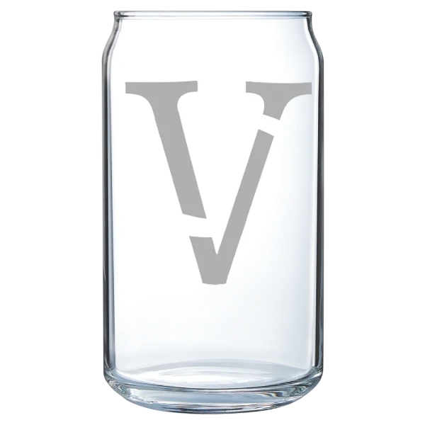 Vassar College Polar Camel 16 oz. Can Glass