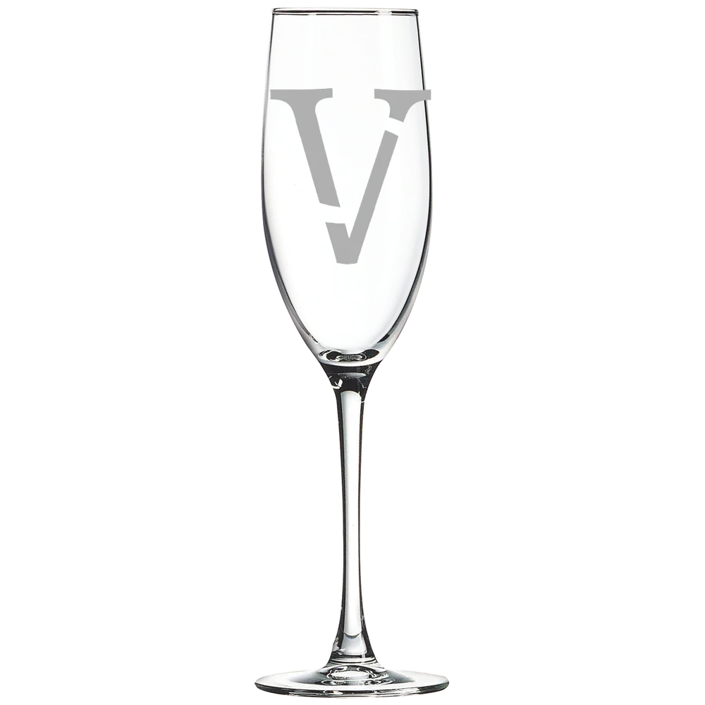 Vassar College Polar Camel 8 oz. Champagne Flute