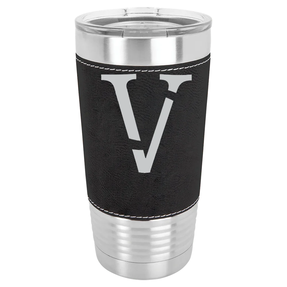 Vassar College Polar Camel 20 oz. Leatherette Grip Tumbler with Standard Lid