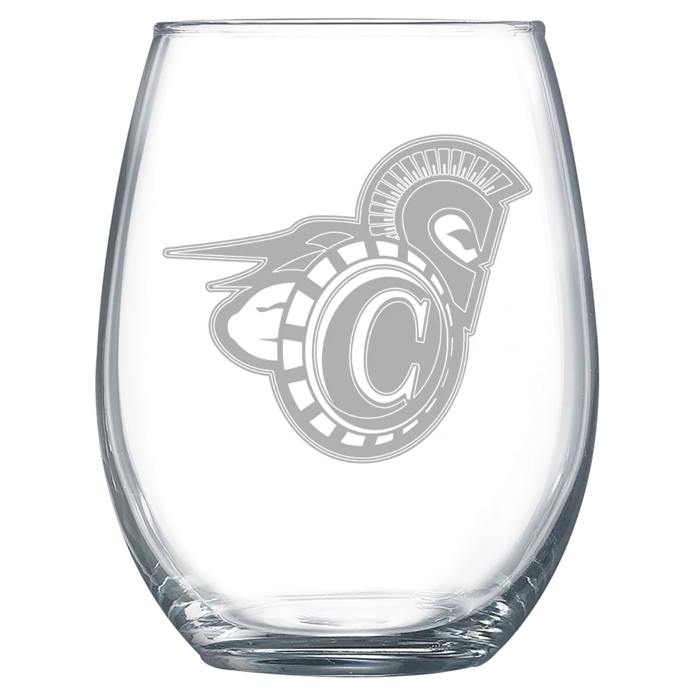 Vermont State University Castleton Polar Camel 15 oz. Stemless Wine Glass
