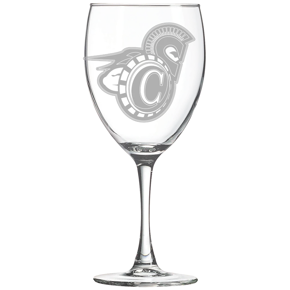 Vermont State University Castleton Polar Camel 10 1/2 oz. Wine Glass