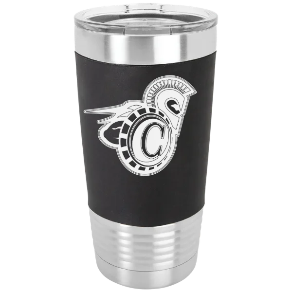 Vermont State University Castleton Polar Camel 20 oz. Silicone Grip Tumbler with Standard Lid