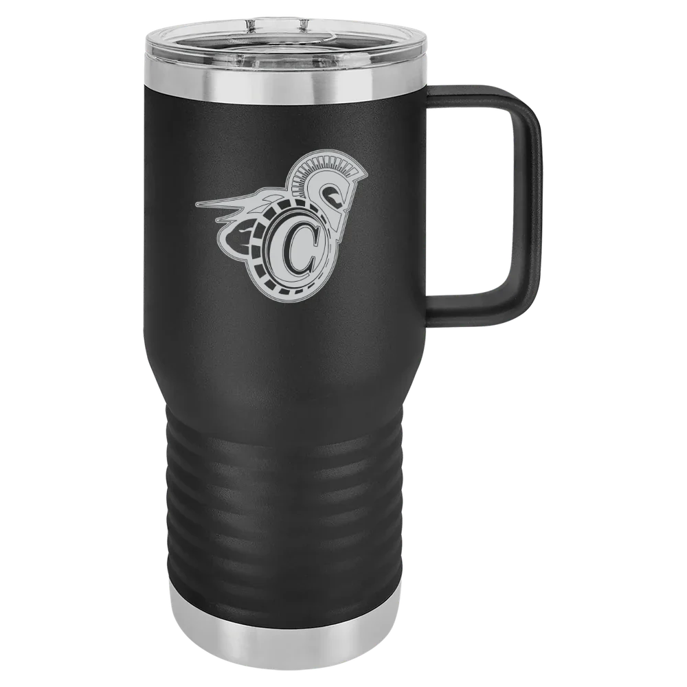 Vermont State University Castleton Polar Camel 20 oz. Travel Mug with Slider Lid