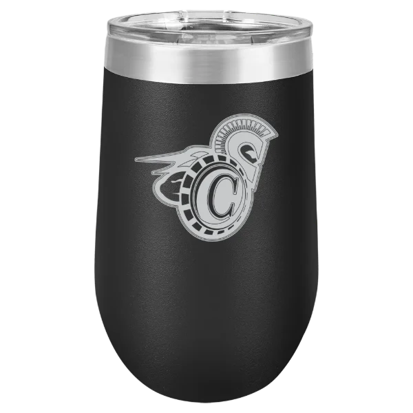 Vermont State University Castleton Polar Camel 16 oz. Stemless Wine Tumbler