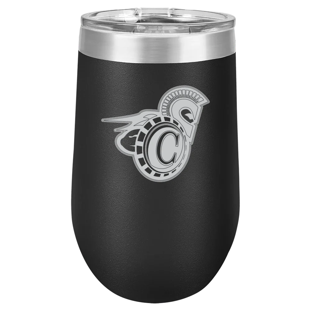 Vermont State University Castleton Polar Camel 16 oz. Stemless Wine Tumbler