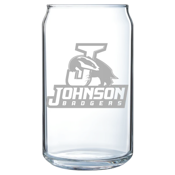 Vermont State University-Johnson Polar Camel 16 oz. Can Glass
