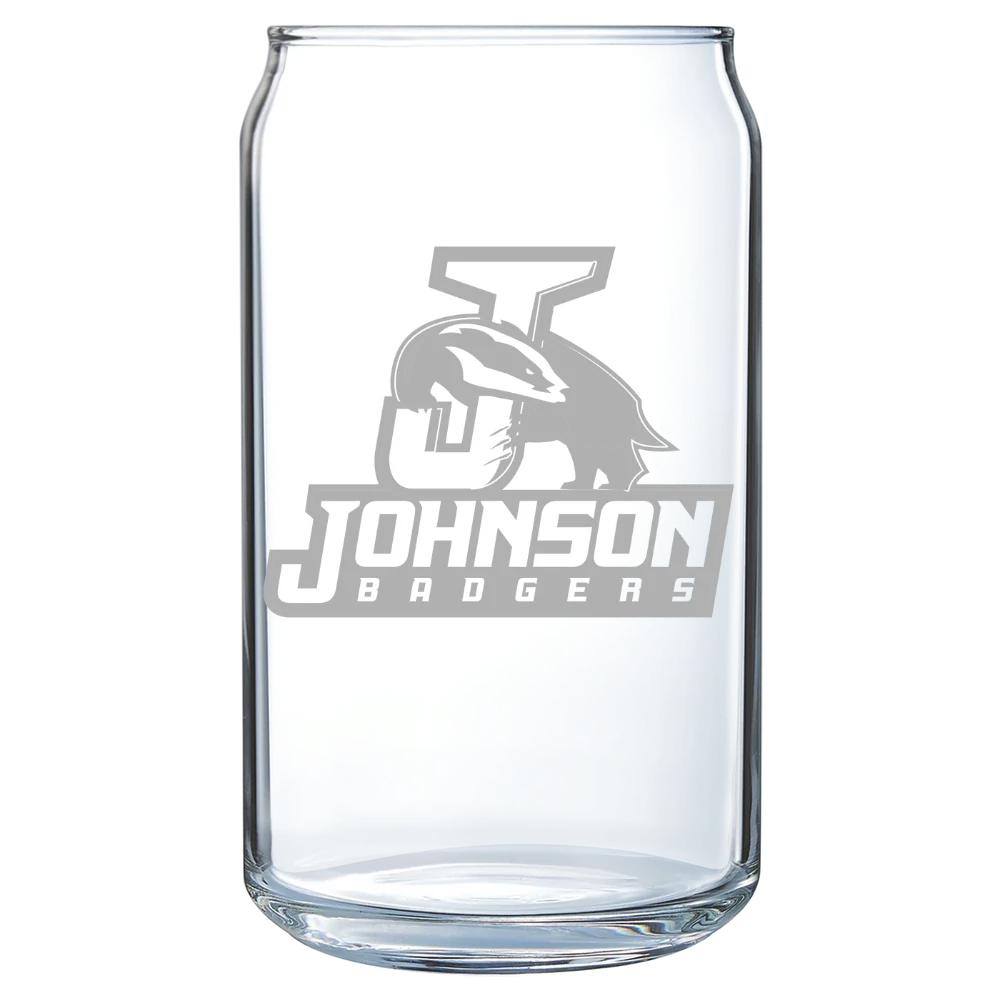 Vermont State University-Johnson Polar Camel 16 oz. Can Glass