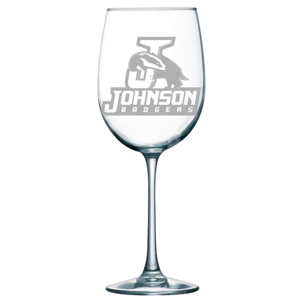 Vermont State University-Johnson Polar Camel 19 oz. Wine Glass