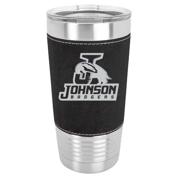 Vermont State University-Johnson Polar Camel 20 oz. Leatherette Grip Tumbler with Standard Lid