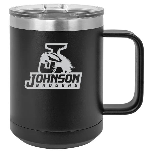 Vermont State University-Johnson Polar Camel 15 oz. Mug with Slider Lid