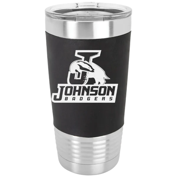 Vermont State University-Johnson Polar Camel 20 oz. Silicone Grip Tumbler with Standard Lid