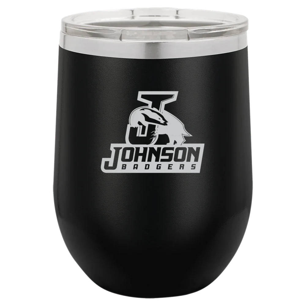 Vermont State University-Johnson Polar Camel 12 oz. Stemless Wine Tumbler