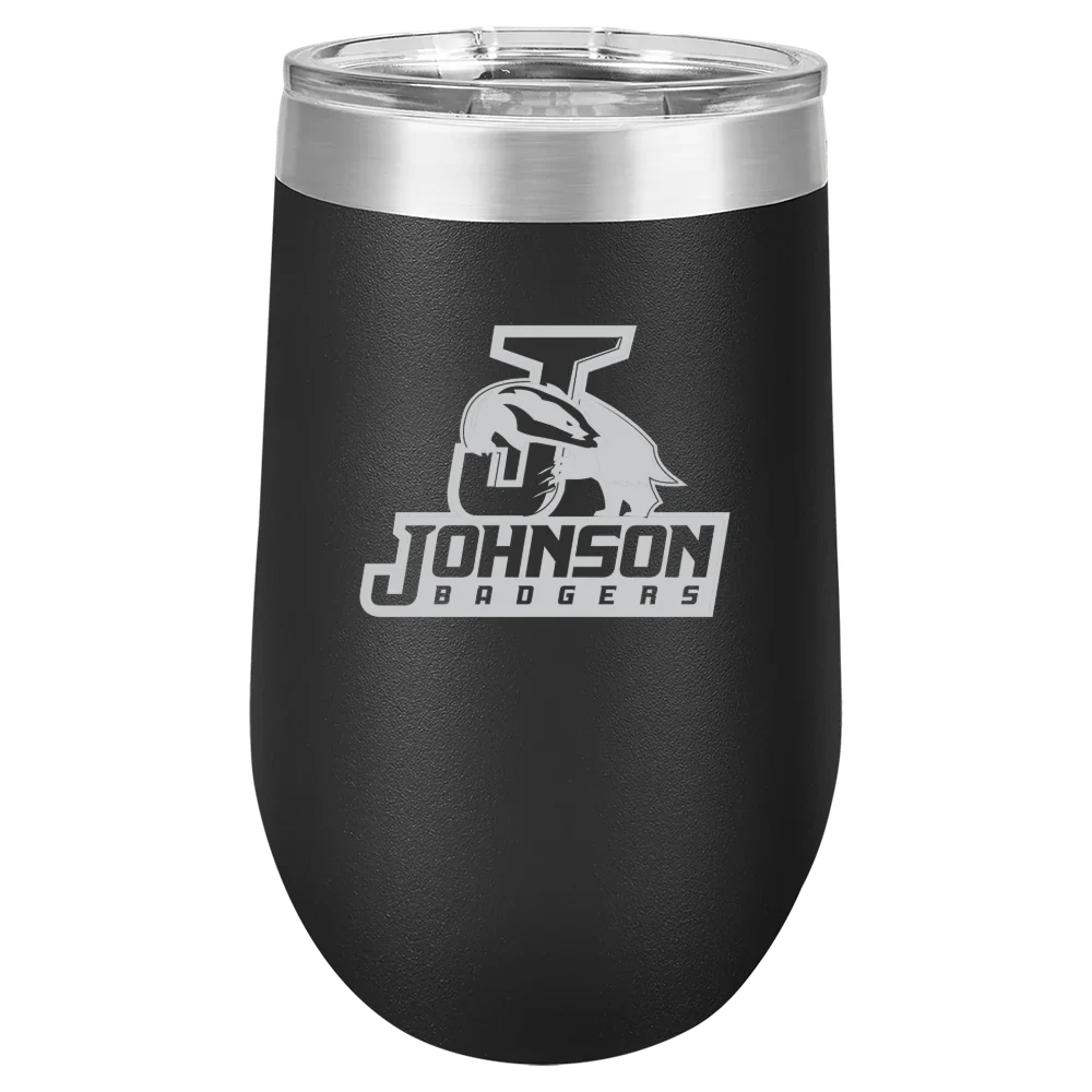 Vermont State University-Johnson Polar Camel 16 oz. Stemless Wine Tumbler