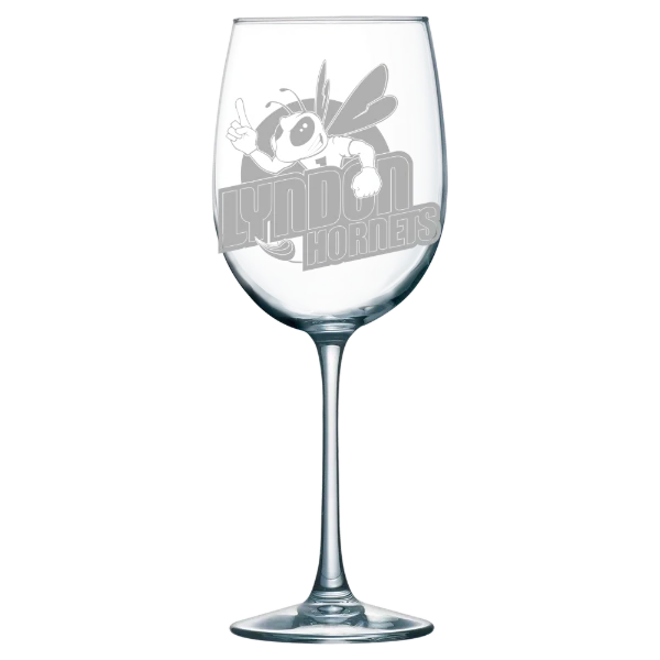 Vermont State University Lyndon Polar Camel 19 oz. Wine Glass
