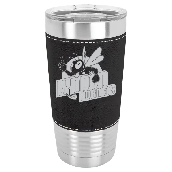 Vermont State University Lyndon Polar Camel 20 oz. Leatherette Grip Tumbler with Standard Lid