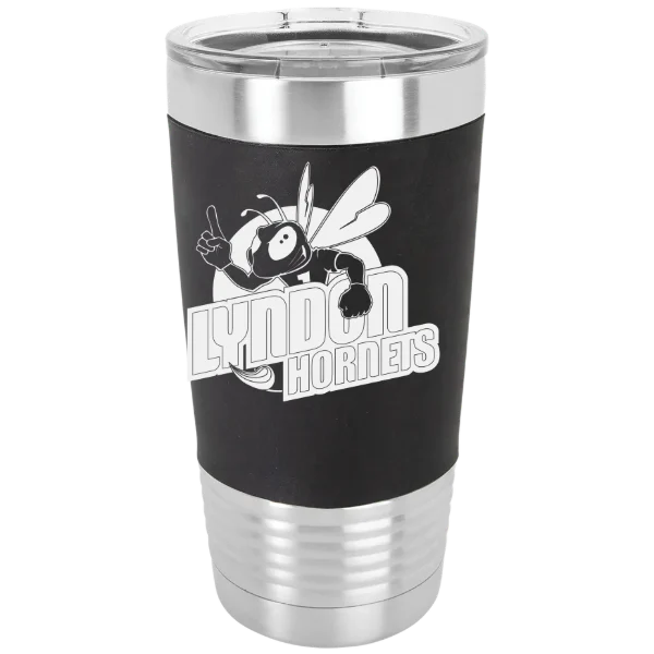 Vermont State University Lyndon Polar Camel 20 oz. Silicone Grip Tumbler with Standard Lid