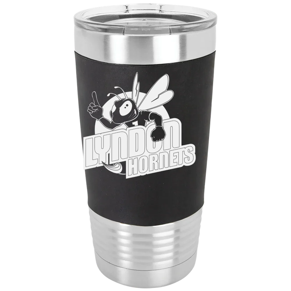 Vermont State University Lyndon Polar Camel 20 oz. Silicone Grip Tumbler with Standard Lid