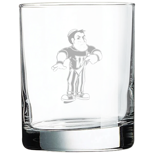 Wabash College Polar Camel 10 1/2 oz. On The Rocks Glass
