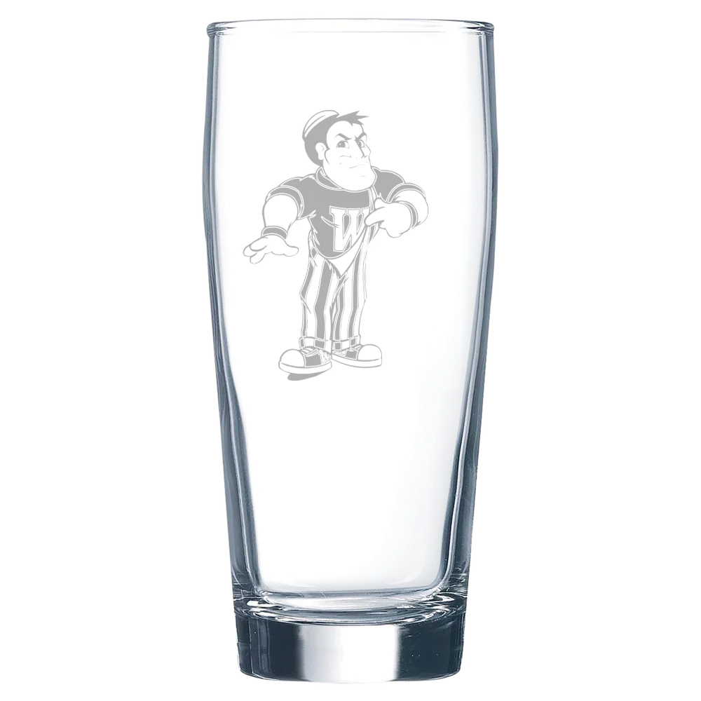 Wabash College Polar Camel 16 oz. Willi Becher Beer Glass