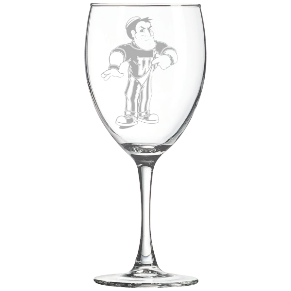 Wabash College Polar Camel 10 1/2 oz. Wine Glass