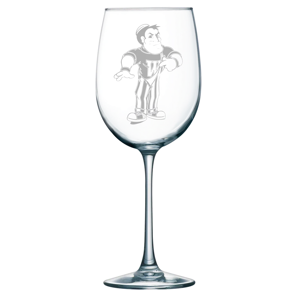 Wabash College Polar Camel 19 oz. Wine Glass