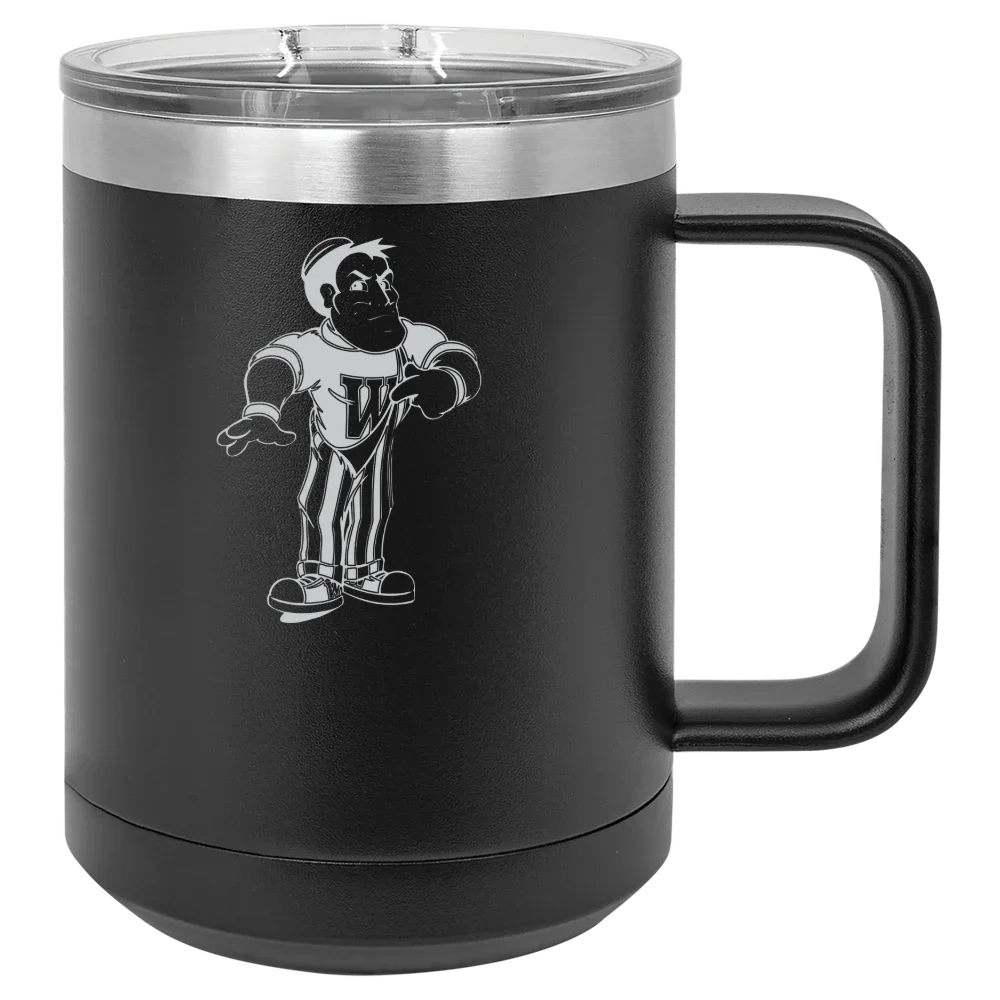 Wabash College Polar Camel 15 oz. Mug with Slider Lid