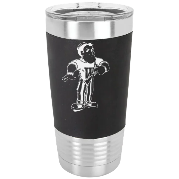 Wabash College Polar Camel 20 oz. Silicone Grip Tumbler with Standard Lid