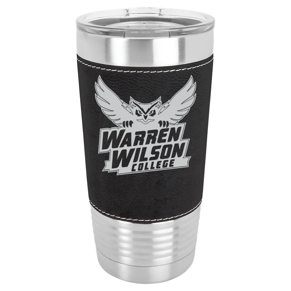 Warren Wilson College Polar Camel 20 oz. Leatherette Grip Tumbler with Standard Lid