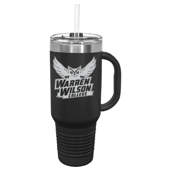 Warren Wilson College Polar Camel 40 oz. Travel Mug with Snap Lid & Straw