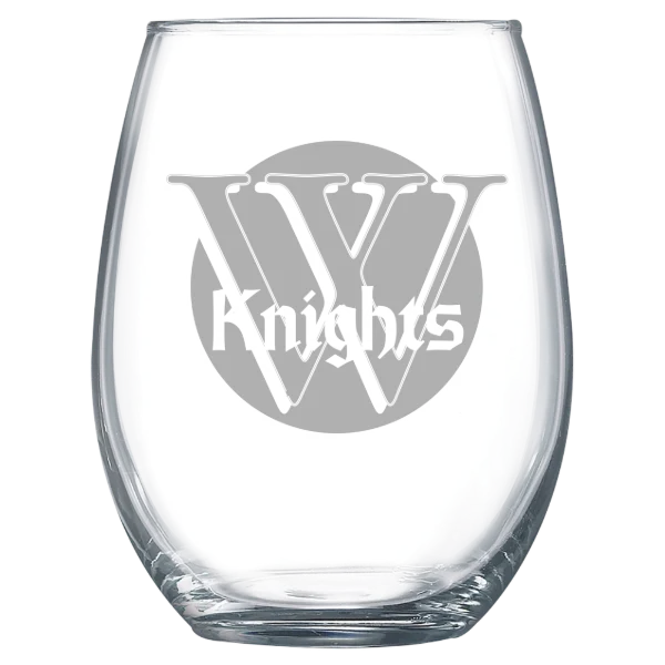 Wartburg College Polar Camel 15 oz. Stemless Wine Glass