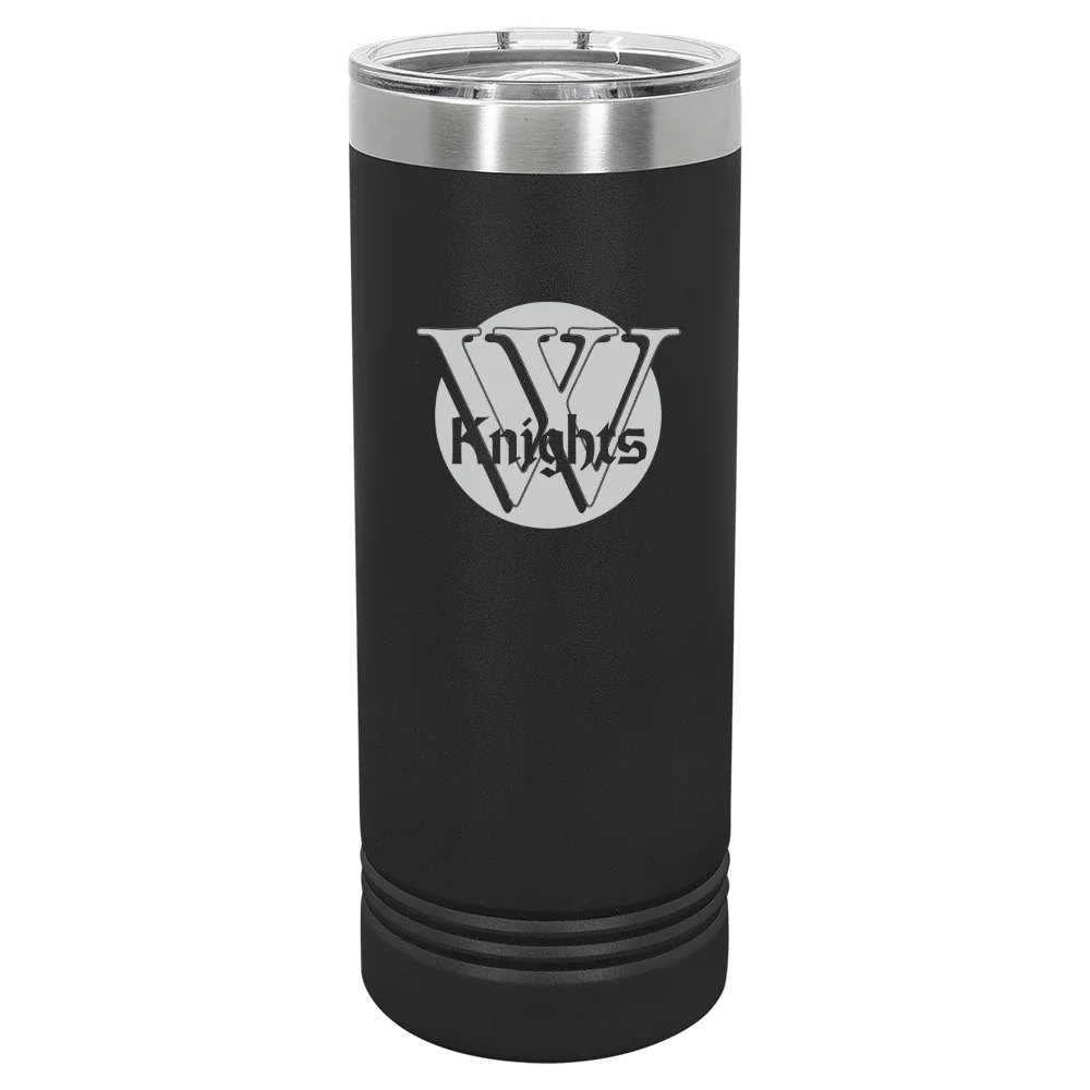 Wartburg College Polar Camel 22 oz. Skinny Tumbler with Slider Lid