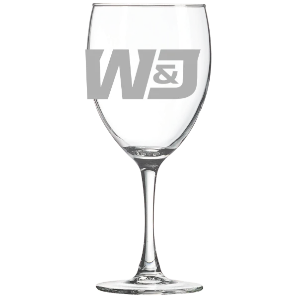 Washington and Jefferson College Polar Camel 10 1/2 oz. Wine Glass