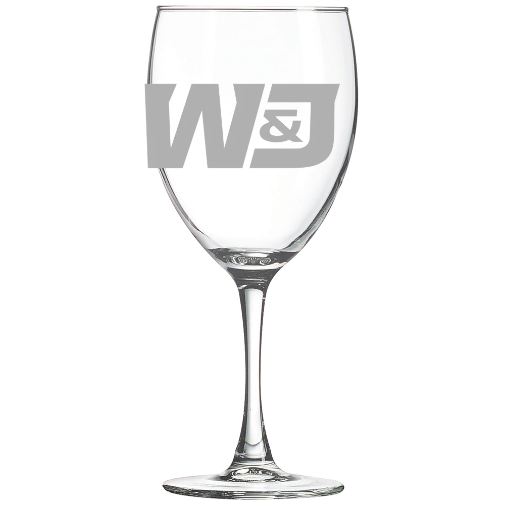 Washington and Jefferson College Polar Camel 10 1/2 oz. Wine Glass