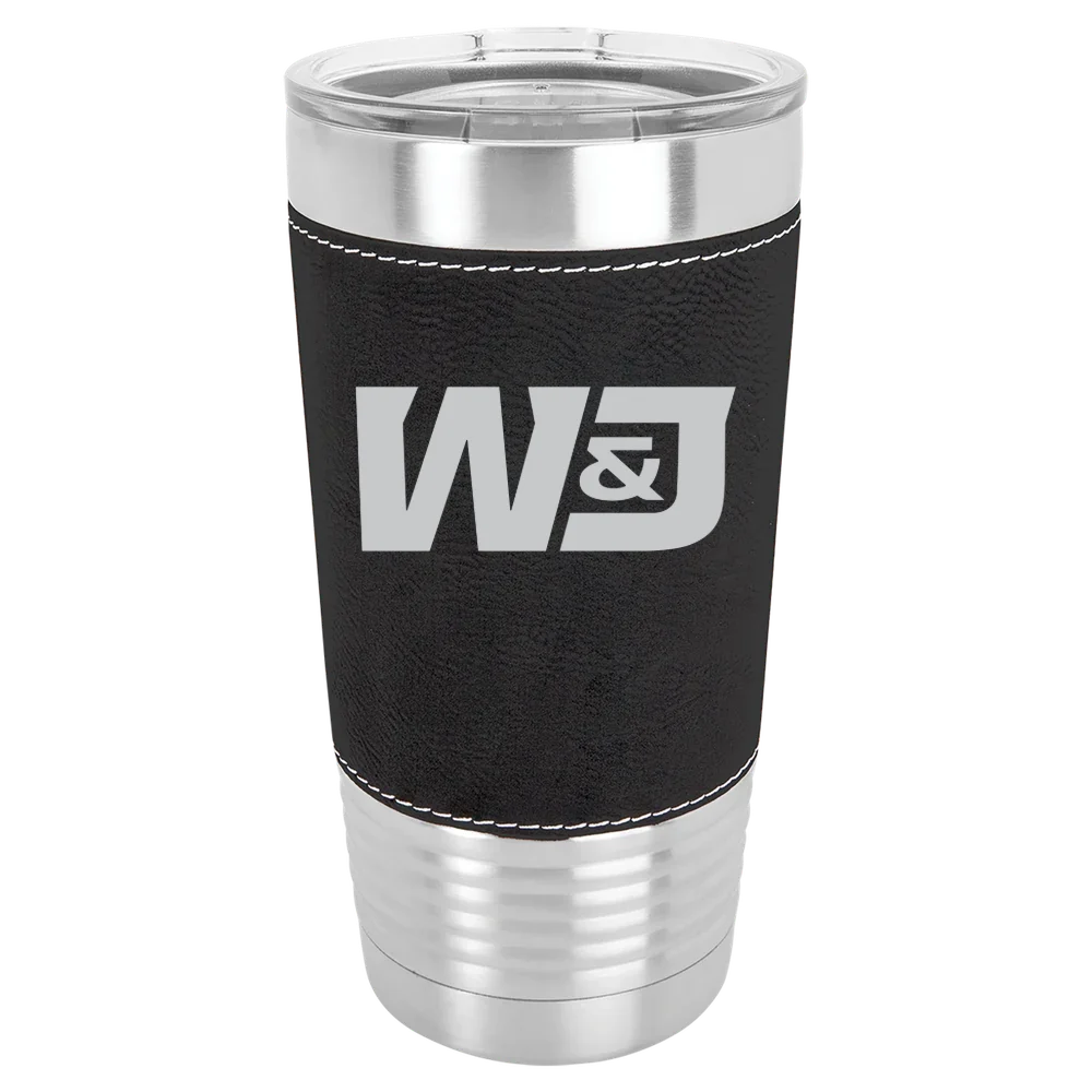 Washington and Jefferson College Polar Camel 20 oz. Leatherette Grip Tumbler with Standard Lid