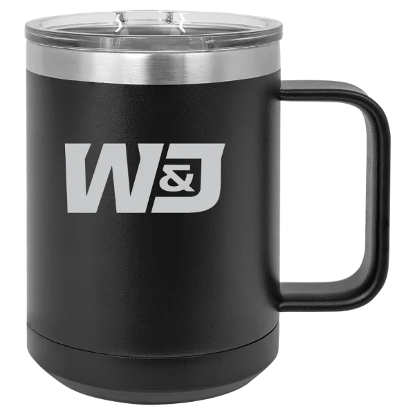 Washington and Jefferson College Polar Camel 15 oz. Mug with Slider Lid
