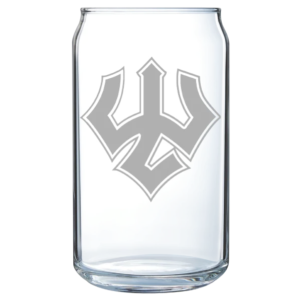 Washington and Lee University Polar Camel 16 oz. Can Glass