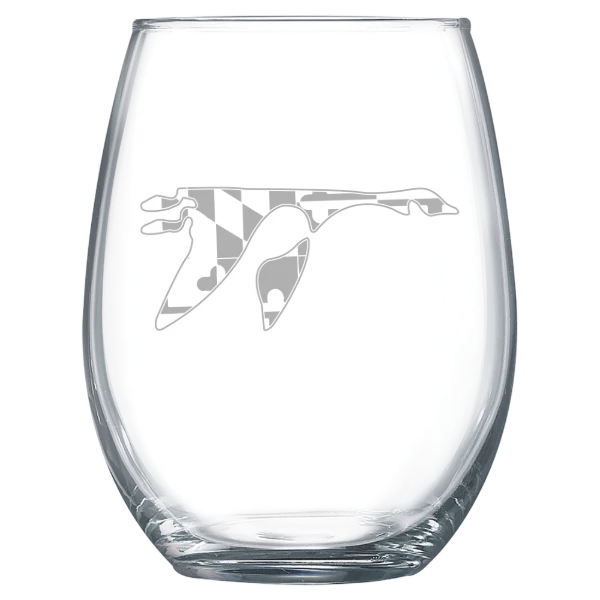 Washington College (Maryland) Polar Camel 15 oz. Stemless Wine Glass