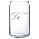 Washington College (Maryland) Polar Camel 16 oz. Can Glass
