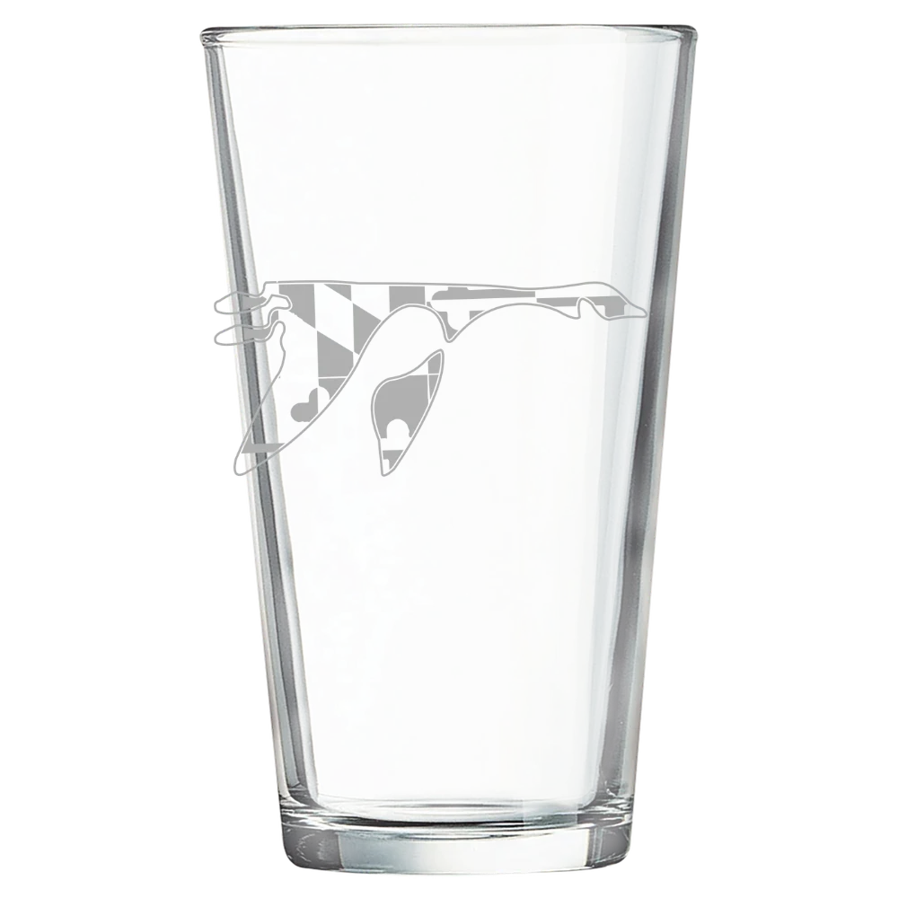 Washington College (Maryland) Polar Camel 16 oz. Pint Mixing Glass